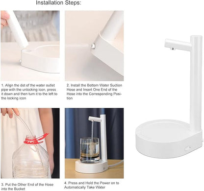 スマート給水ディスペンサー｜ワンタッチ自動注水・USB充電式✨本体のボタンを押すだけで、必要な量の水を自動で注げる便利アイテムです。