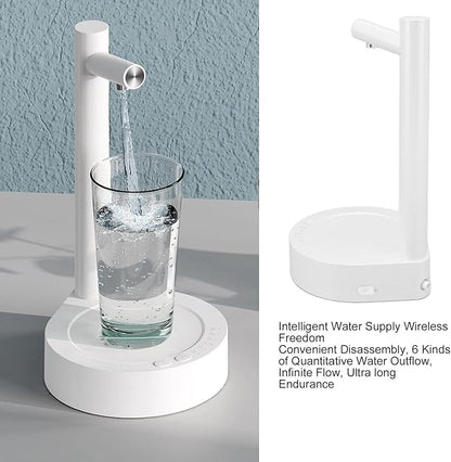 スマート給水ディスペンサー｜ワンタッチ自動注水・USB充電式✨本体のボタンを押すだけで、必要な量の水を自動で注げる便利アイテムです。