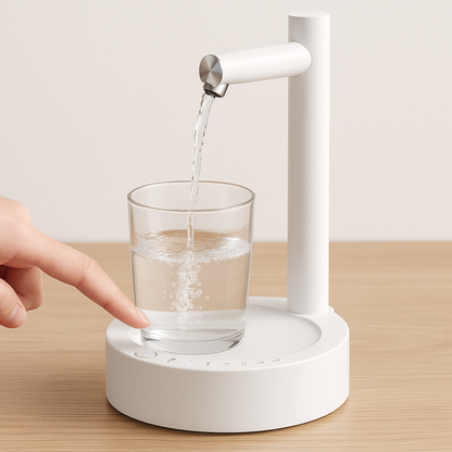 スマート給水ディスペンサー｜ワンタッチ自動注水・USB充電式✨本体のボタンを押すだけで、必要な量の水を自動で注げる便利アイテムです。